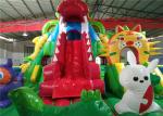 Kids Outdoor Inflatable Playground Equipment Anti UV Funny For Splash Park