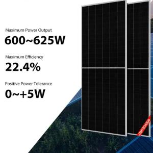 China 610W 615W JA Solar Panel 600W 605W 620W 625W Half Cut Solar Cell With Anti PID factory
