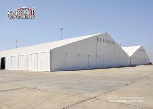 China 60x220m White PVC Aluminum Temporary Industrial Storage Marquees Tents factory