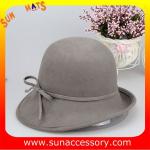 T2991236 Sun Accessory customized winner fashion 100% wool felt cloche hats,