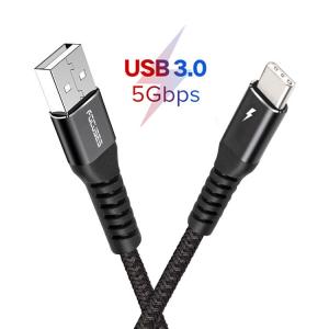 1m 2m 3m OEM USB 3.1 Gen 1 Cable Type C To Type C Charging Cable 5A 100W