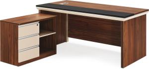 China 1.6m / 1.8m Executive Melamine Office Desk OEM ODM Service factory