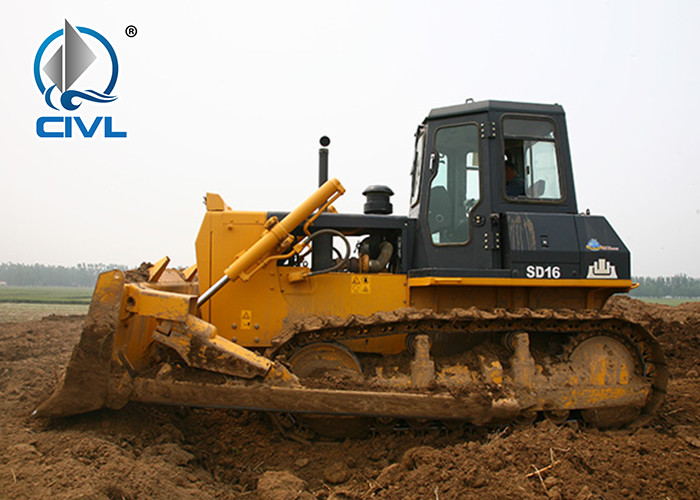 Yellow Shantui CVSD16 160HP Crawler Bulldozer WEICHAI Engine