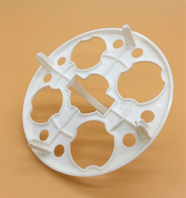 White PP Plastic Injection Molding Part PP Custom Plastic Part