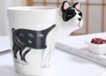 Gift 15 Onuce Cartoon Bulldog Ceramic Drinking Cups