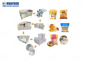 China Large Scale Frozen French Fries Production Line High Automatic 1000-2000kgh Capacity factory