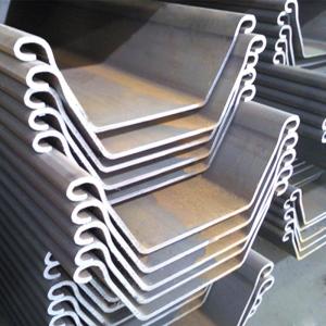 China Larsen U Z Type Hot Rolled Steel Sheet Pile SY295 S355 SY390 DIN GB JIS Standard factory