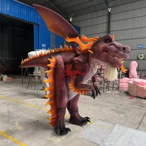 China Theme Park Exhibitions Realistic Animatronic Dragon Costume 12 Months Warranty factory