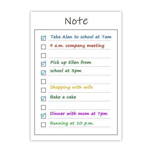 China ODM SGS Dry Erase Magnetic Daily Planner Grocery List Notepad factory