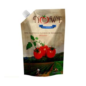 China Liquid Kraft Paper Spout Pouch Packaging Custom Printed 1000ML Eco Friendly factory