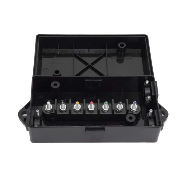 RV Caravans Boat Light 7Pin Electrical Trailer Junction Box For 7 Way Trailer Wire Connectors
