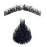 Full hand-woven fake beards, seamless men's fake mustaches, human hair-like fake