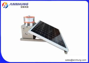 China Medium Intensity Solar Powered Lights / Telecom Tower Warning Lights factory