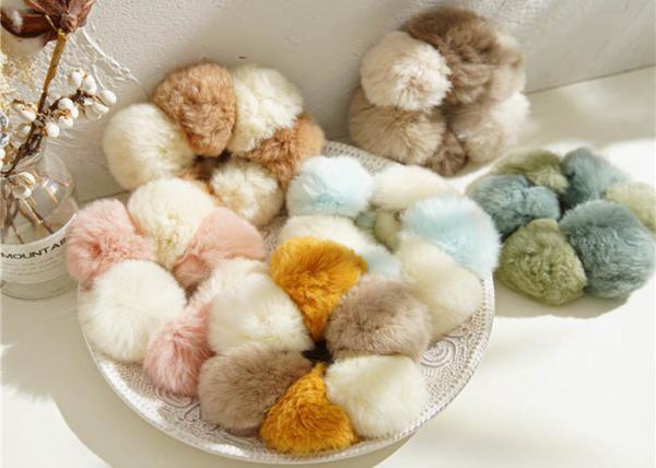 Plush fur hair hoop tie scrunchies hair rope Korea Ins head rope decorative hair