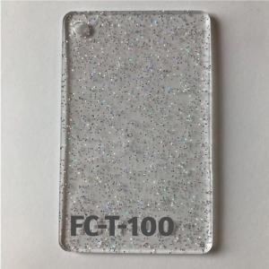 China 1050mm × 1860mm Glitter Acrylic Sheets Cast Transparent Plexiglass Acrylic Plastic Sheets 4x8 factory