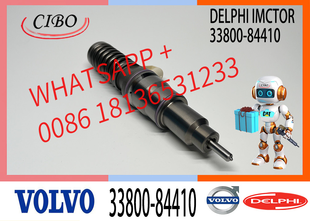 33800-84410 Common Rail Diesel Fuel Injector For VO-LVO/ H-yundai 33800-84410 BEBE4C09102
