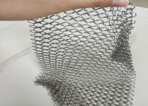 China SS316 HDG PVD Metal Stainless Steel Ring Mesh Plain Woven For Exhibition Halls factory