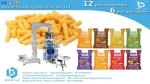 Puffed corn snack packaging machine VFFS automatic weighing and packaging