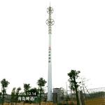 4G 5G GSM CDMA FM Radio Steel Tubular Electric Pole 35m Q235