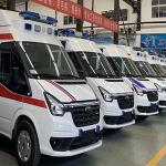 Euro 3 Ford Used Ambulance 3m - 8m Hospital Ambulance Vehicle