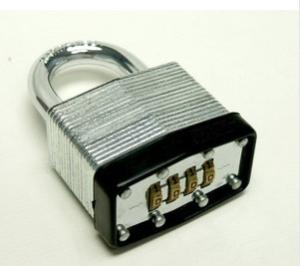 China 4 digit laminated combination padlock factory