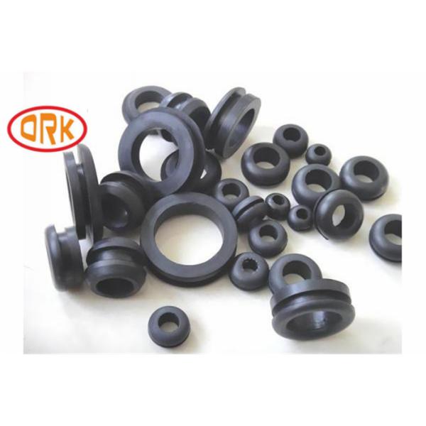 China Anti Age Coloured Electrical Custom Rubber Grommet Exccellent Fatigue Resistance factory