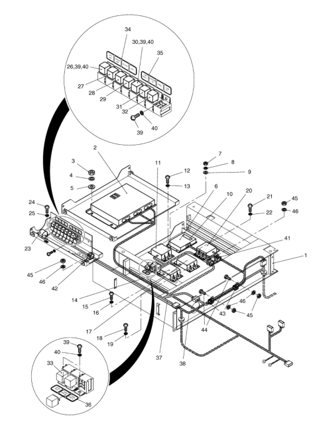 Alloy Steel Excavator Spare Parts DH225-7-7 Controller 543-00055A Computer Board DH225LC 0