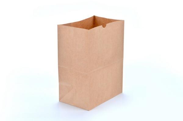Disposable Brown Paper Bags Kraft Paper Takeaway Food Bags