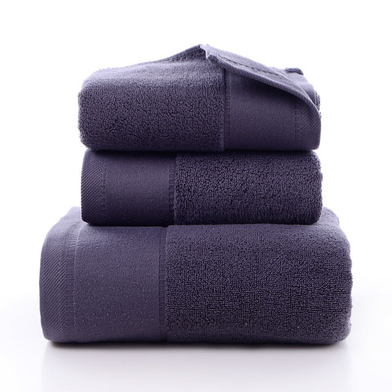 Thickened Pure Cotton Cloth Hotel Face Towel Soft Absorbent Non-Shedding Bath Towel