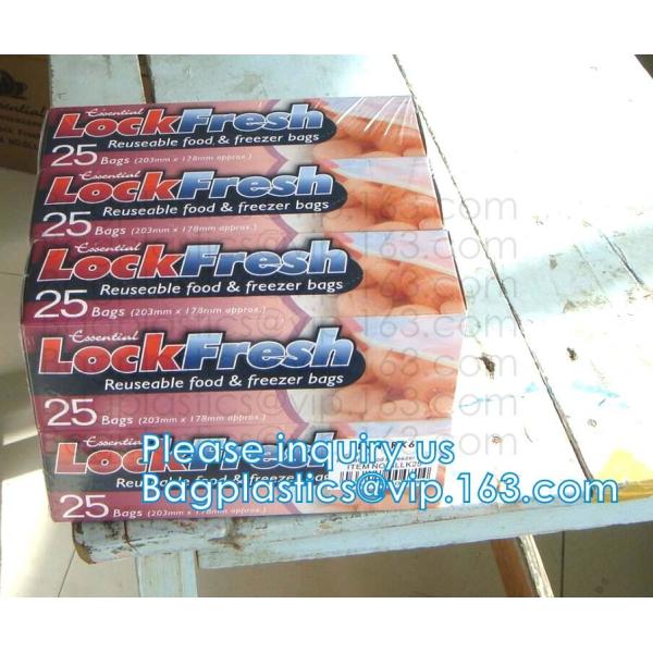 Zipper Food Storage Freezer Bags, Fresh, Sandwich, Freezer, Fold over, bread,