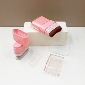 New Design 10G Plastic Empty Deodorant Stick With Brush Customized Container