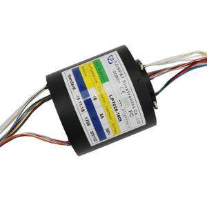 China 18 Circuit 5A 25mm Through Hole Slip Ring High Rotating Speed Gold-to-Gold Contact factory