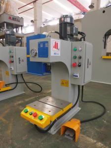 China 1.5KW Bench Hydraulic Press 1T Bench Shop Press 1KN C Type Hydraulic Table Press factory