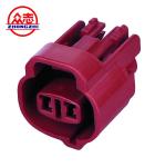 Female Weatherproof Automotive Electrical Connectors 2 Pin Brown Color