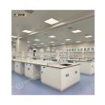 Heavy Duty Laboratory Island Bench With 2 Doors 2 Shelves 2 Cabinets 4 Drawers