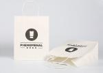 Large Paper White Packing Bags , Printed Gift Bags For Gift Garment Packing