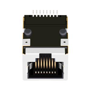 J0C-0005NLT Surface Mounting Rj45 Connector 1x1 10/100Base-TX Magnetic