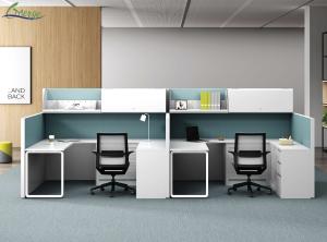 China Space Office Workstation of Open 2 Shelves for Customizable and Versatile Options factory