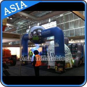 China Square Inflatable Archway With Ball Middle For Advertising factory