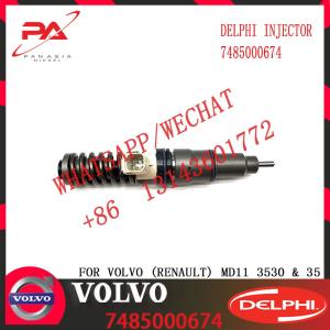 China Common Rail Diesel Fuel Injector 21582101 BEBE4D12201 7485000674 for V-O-L-V (RENAULT) MD11 factory