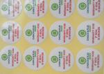 Business Custom Printed Sticker Labels Advirtising Multipurpose Aqueous Coating