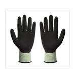 Sanitation And Recycling Green Nitrile Resistant Gloves Puncture Resistant