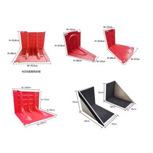 52cm Height ABS Material L-Shaped Flood Control Barrier Fence Connecting Water