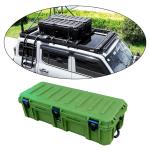Powder Coating Finish 1230*480*350mm Heavy Duty Roof Rack Storage Box for Car