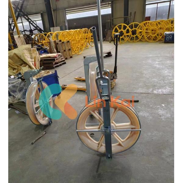 Stringing Pulley Blocks For Helicopter Pilot Rope Stringing In Overhead Transmission
