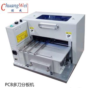 Efficient And Versatile PCB Depanelizer With Motorized Circular Blades