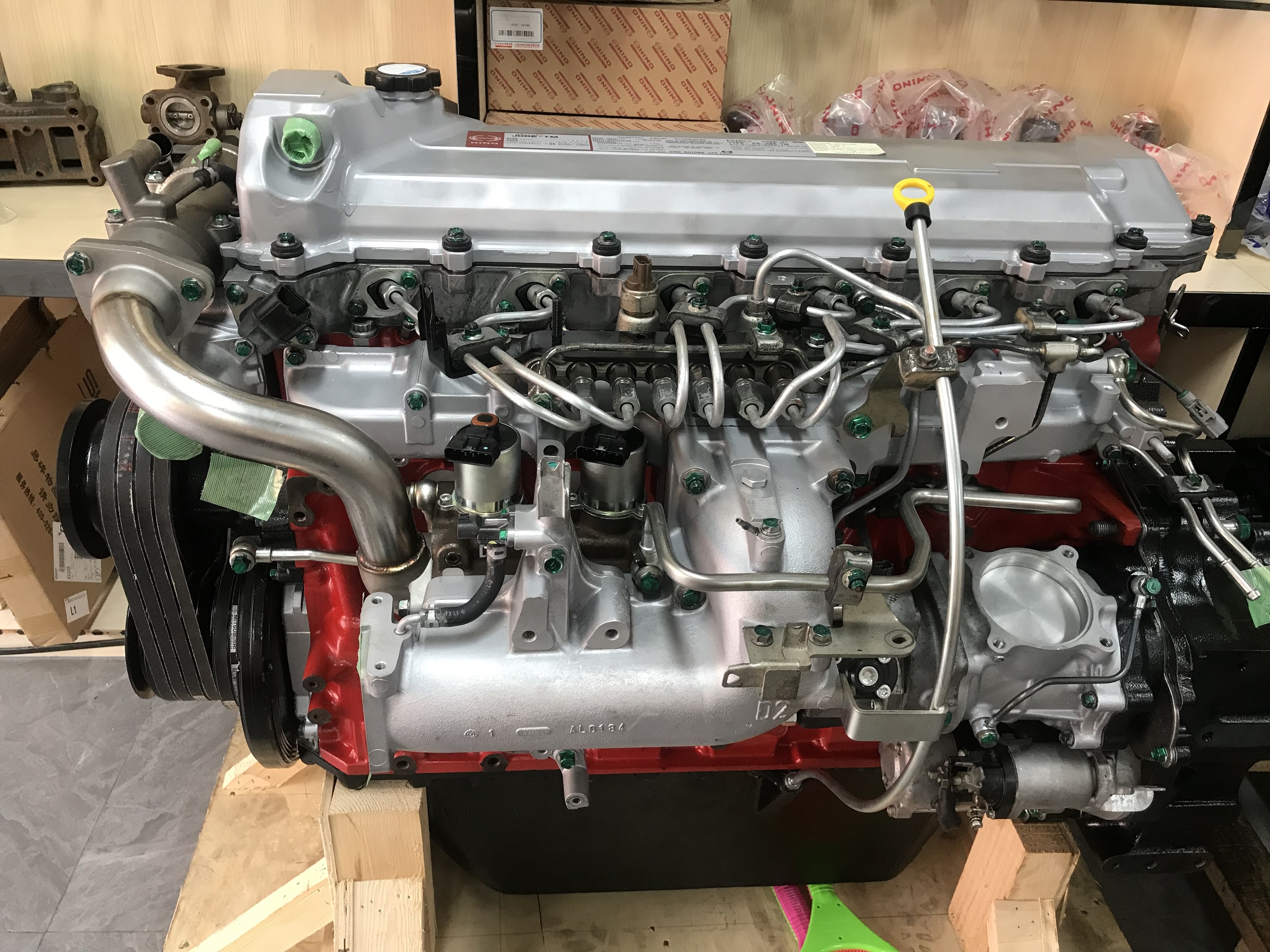 LC02P00033F1 Diesel Engine Complete Assembly for Kobelco Excavator SK350-8 SK330-8
