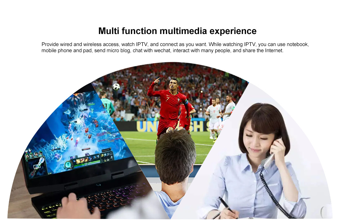 ZIKUN ZC-521X6 GPON ONT 4GE 1VOIP 2USB AX1800 Dual Band ONU Wifi 6
