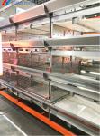 Poultry Broiler Cage Equipment Automatic H Type Broiler Cage