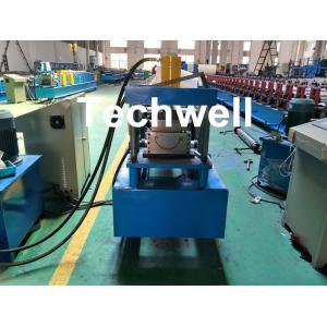 China Half Round Cold Roll 15 Stations Portable Gutter Machine factory